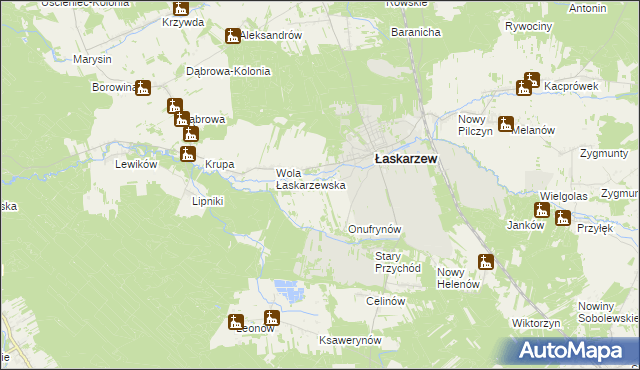 mapa Sośninka, Sośninka na mapie Targeo