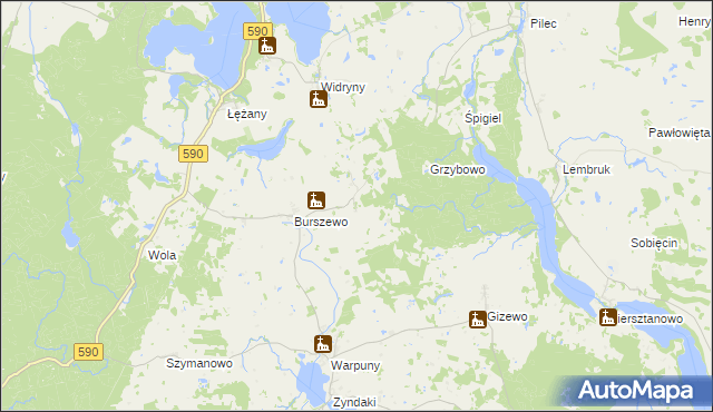 mapa Śpiglówka, Śpiglówka na mapie Targeo