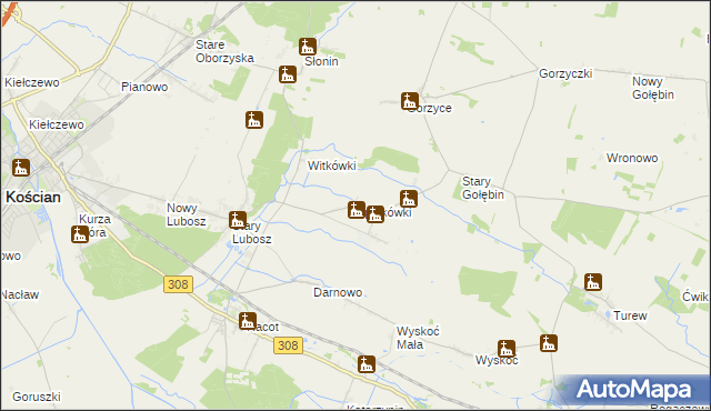 mapa Spytkówki, Spytkówki na mapie Targeo