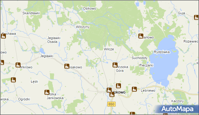 mapa Srokowski Dwór, Srokowski Dwór na mapie Targeo