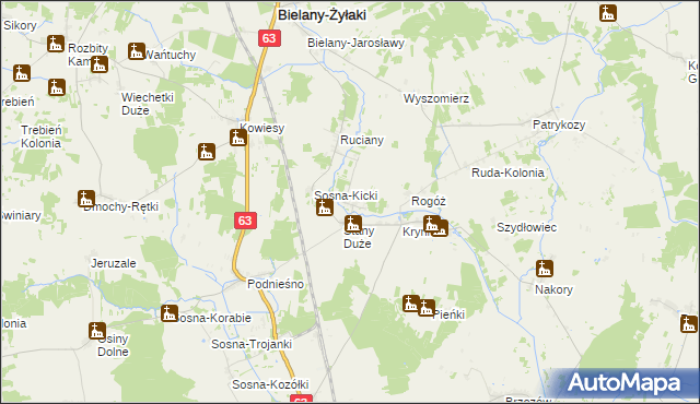 mapa Stany Małe, Stany Małe na mapie Targeo