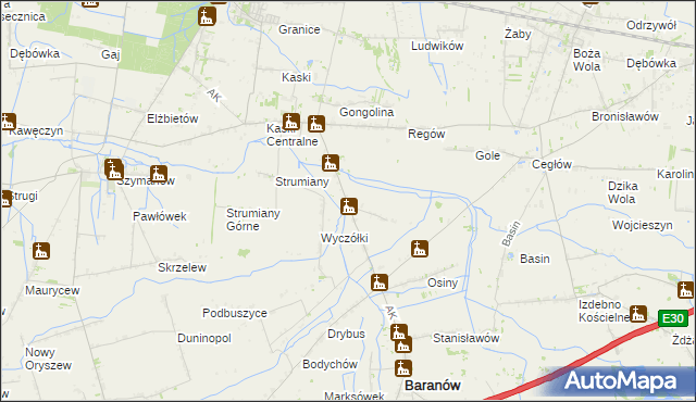 mapa Stara Pułapina, Stara Pułapina na mapie Targeo