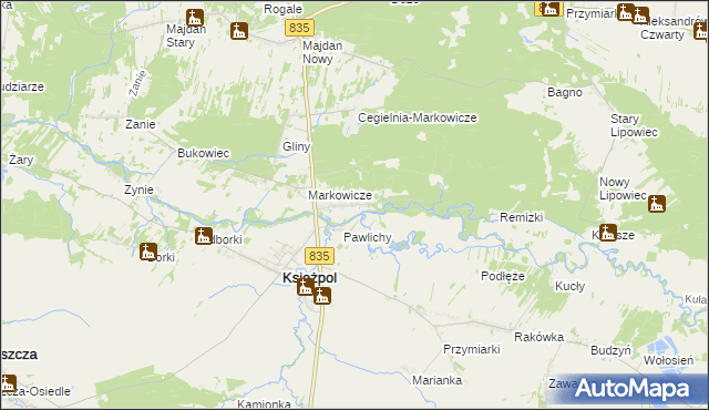 mapa Stare Króle, Stare Króle na mapie Targeo