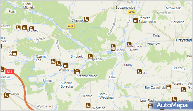 mapa Stare Kuczoby, Stare Kuczoby na mapie Targeo