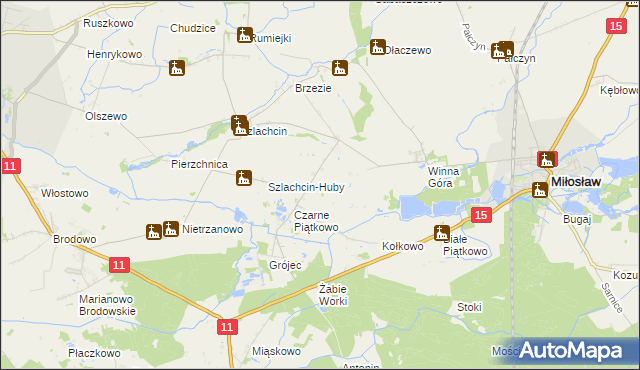 mapa Starkówiec Piątkowski, Starkówiec Piątkowski na mapie Targeo