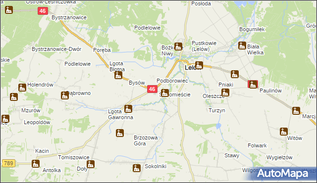 mapa Staromieście, Staromieście na mapie Targeo