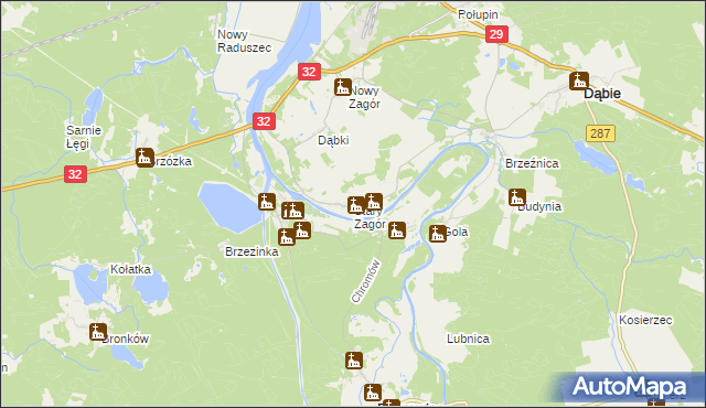 mapa Stary Zagór, Stary Zagór na mapie Targeo