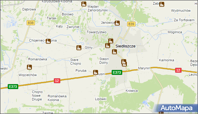 mapa Stasin Dolny, Stasin Dolny na mapie Targeo