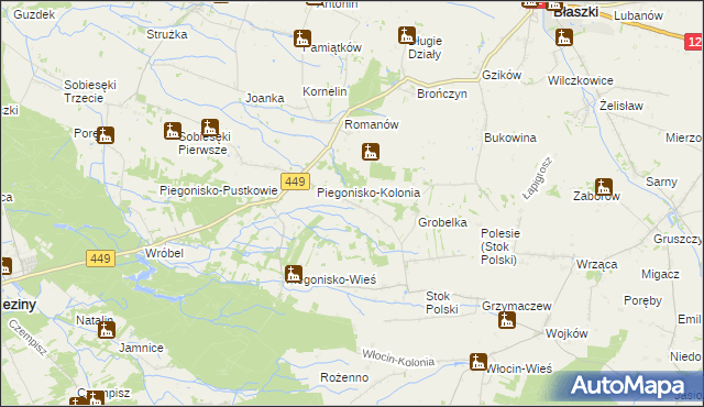 mapa Stok Nowy, Stok Nowy na mapie Targeo