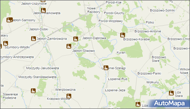 mapa Stokowisko, Stokowisko na mapie Targeo