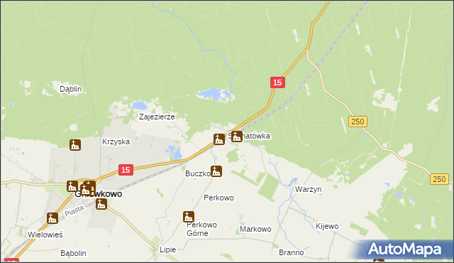 mapa Suchatówka, Suchatówka na mapie Targeo