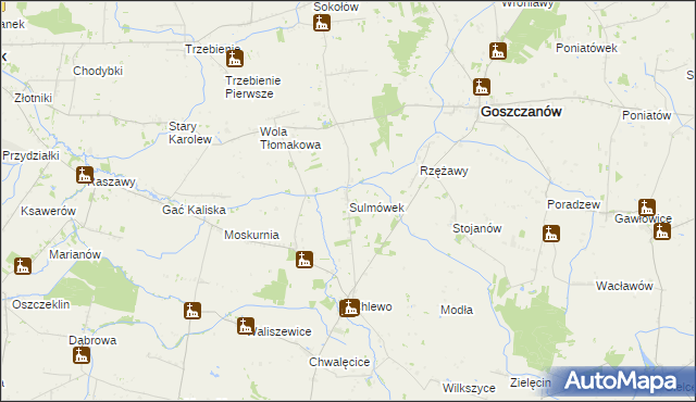mapa Sulmówek, Sulmówek na mapie Targeo