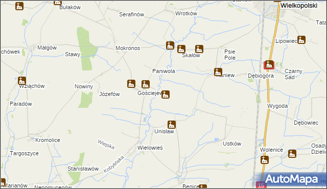 mapa Suśnia, Suśnia na mapie Targeo