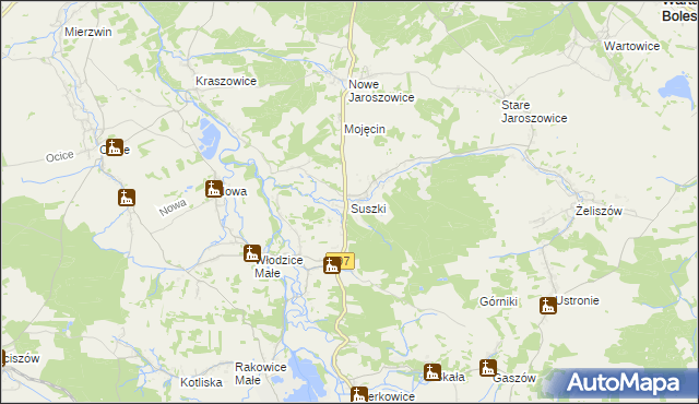 mapa Suszki, Suszki na mapie Targeo