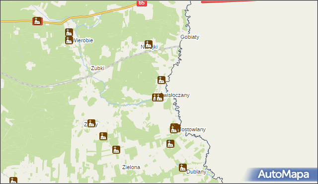 mapa Świsłoczany, Świsłoczany na mapie Targeo