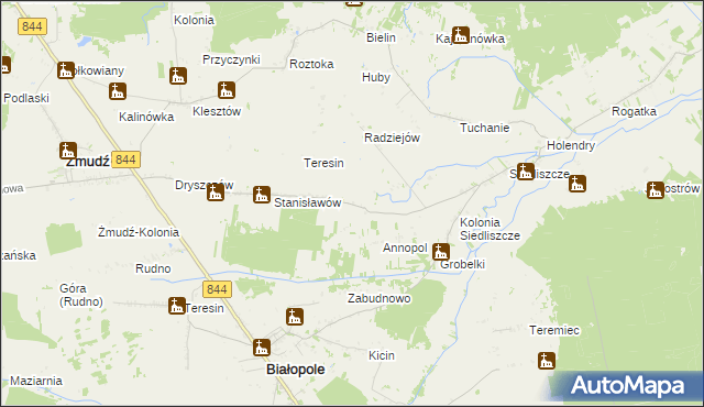 mapa Syczów, Syczów na mapie Targeo