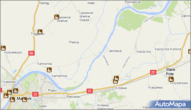 mapa Szawałd, Szawałd na mapie Targeo