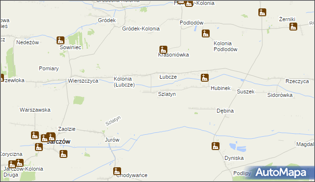 mapa Szlatyn, Szlatyn na mapie Targeo