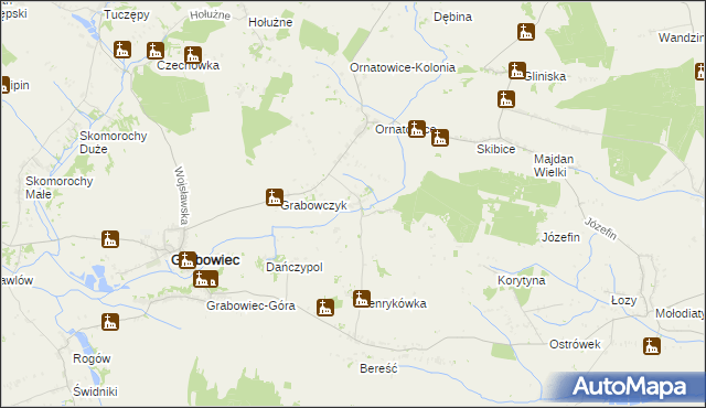 mapa Szystowice, Szystowice na mapie Targeo