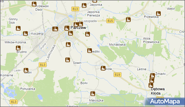 mapa Szytki, Szytki na mapie Targeo