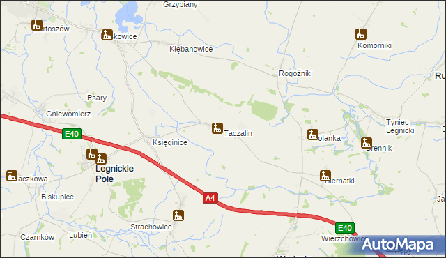 mapa Taczalin, Taczalin na mapie Targeo