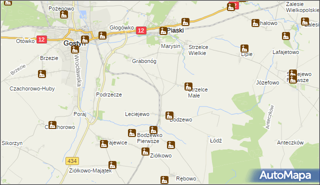 mapa Taniecznica, Taniecznica na mapie Targeo