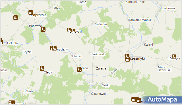 mapa Tarkówek, Tarkówek na mapie Targeo