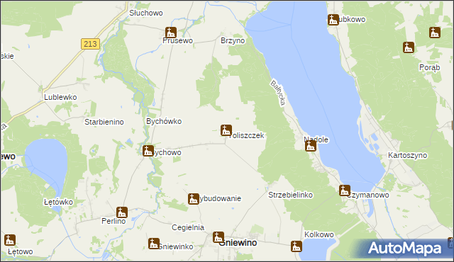 mapa Toliszczek, Toliszczek na mapie Targeo