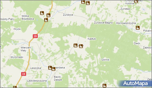 mapa Tołwin, Tołwin na mapie Targeo