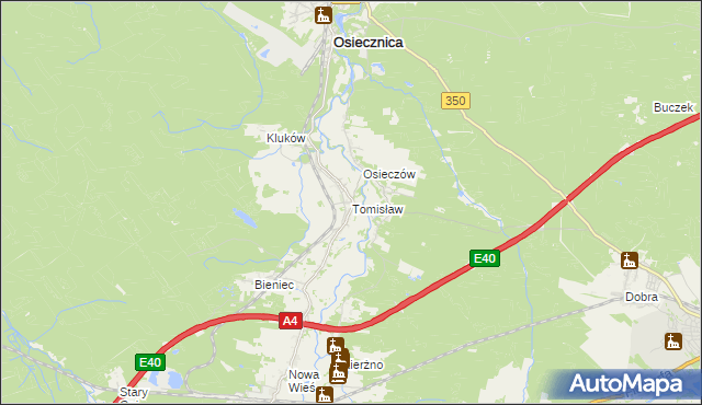 mapa Tomisław, Tomisław na mapie Targeo
