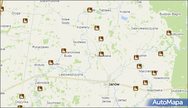 mapa Trofimówka, Trofimówka na mapie Targeo