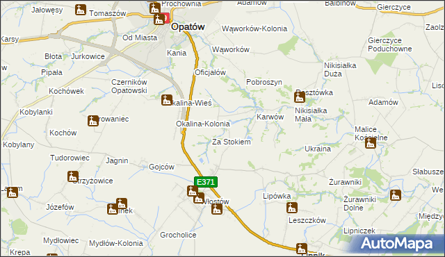 mapa Tudorów, Tudorów na mapie Targeo