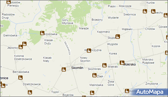 mapa Walenczyzna, Walenczyzna na mapie Targeo
