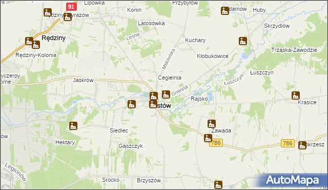 mapa Wancerzów, Wancerzów na mapie Targeo