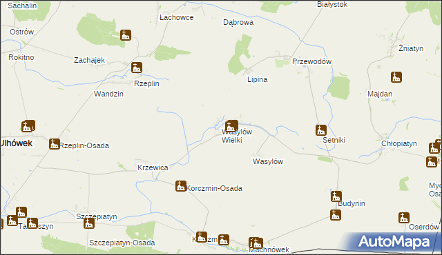 mapa Wasylów Wielki, Wasylów Wielki na mapie Targeo