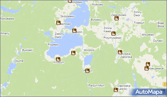 mapa Windorp, Windorp na mapie Targeo