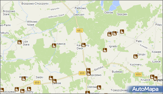 mapa Wólka Pietkowska, Wólka Pietkowska na mapie Targeo