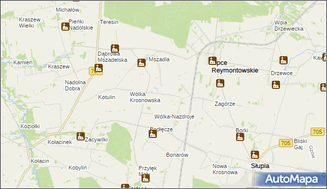 mapa Wólka-Podlesie, Wólka-Podlesie na mapie Targeo