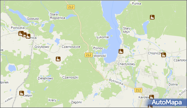 mapa Wolność, Wolność na mapie Targeo