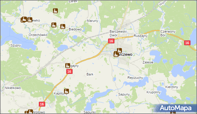 mapa Wrócikowo, Wrócikowo na mapie Targeo