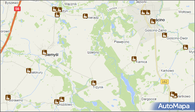 mapa Wszemierzyce, Wszemierzyce na mapie Targeo