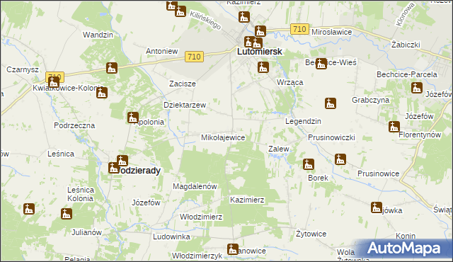 mapa Wygoda Mikołajewska, Wygoda Mikołajewska na mapie Targeo