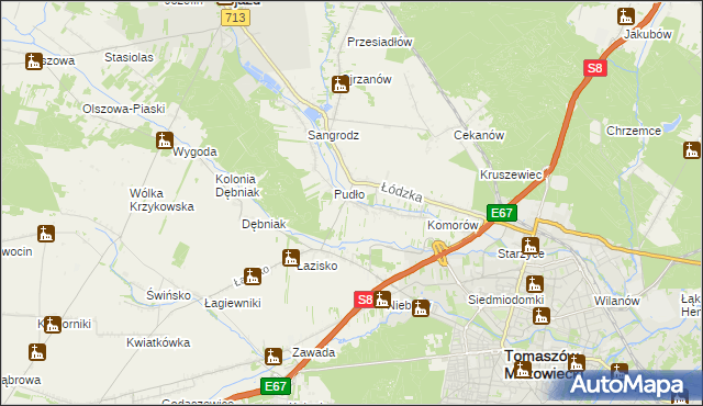 mapa Zaborów Drugi, Zaborów Drugi na mapie Targeo