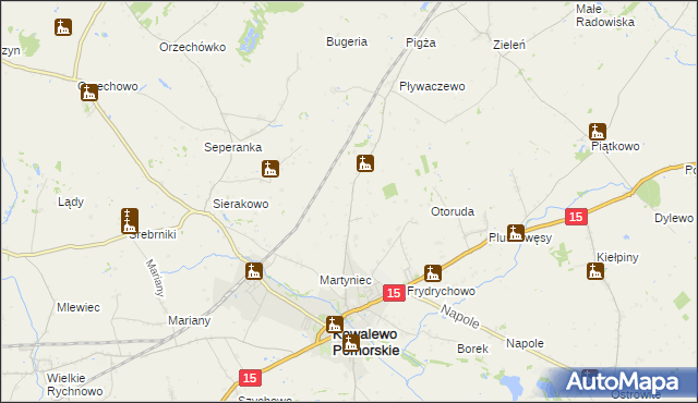 mapa Zapluskowęsy, Zapluskowęsy na mapie Targeo