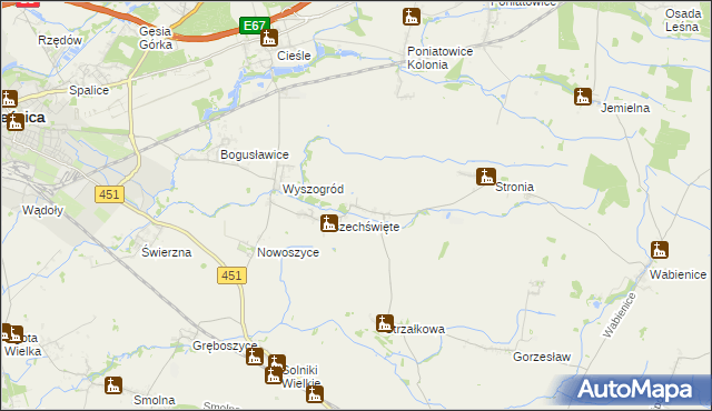 mapa Zarzysko, Zarzysko na mapie Targeo