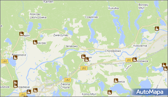 mapa Zatom Nowy, Zatom Nowy na mapie Targeo