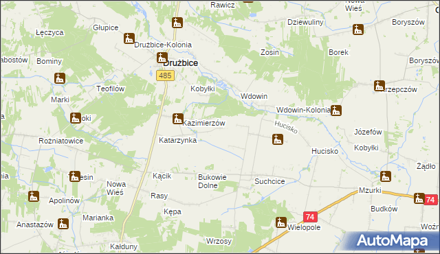 mapa Żbijowa, Żbijowa na mapie Targeo