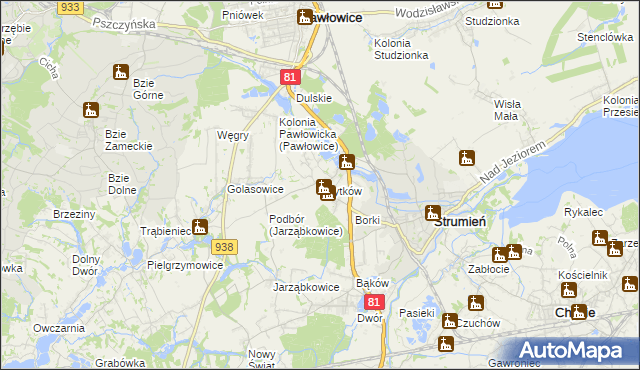 mapa Zbytków, Zbytków na mapie Targeo
