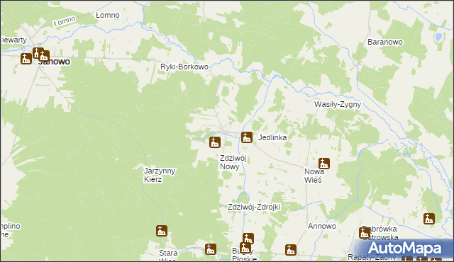 mapa Zdziwój Stary, Zdziwój Stary na mapie Targeo