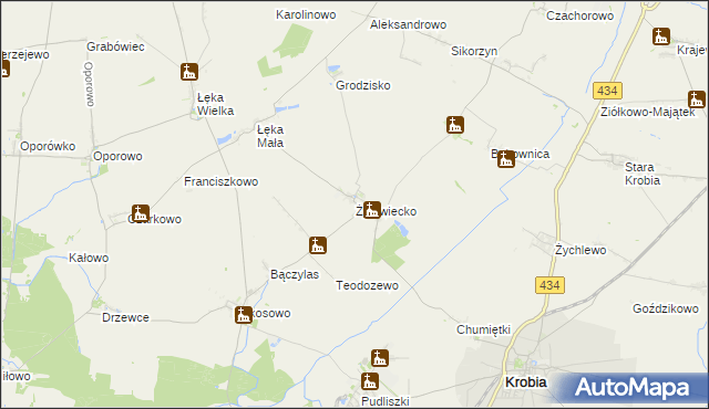 mapa Żytowiecko, Żytowiecko na mapie Targeo